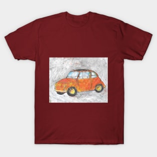 Fiat 500 - orange T-Shirt